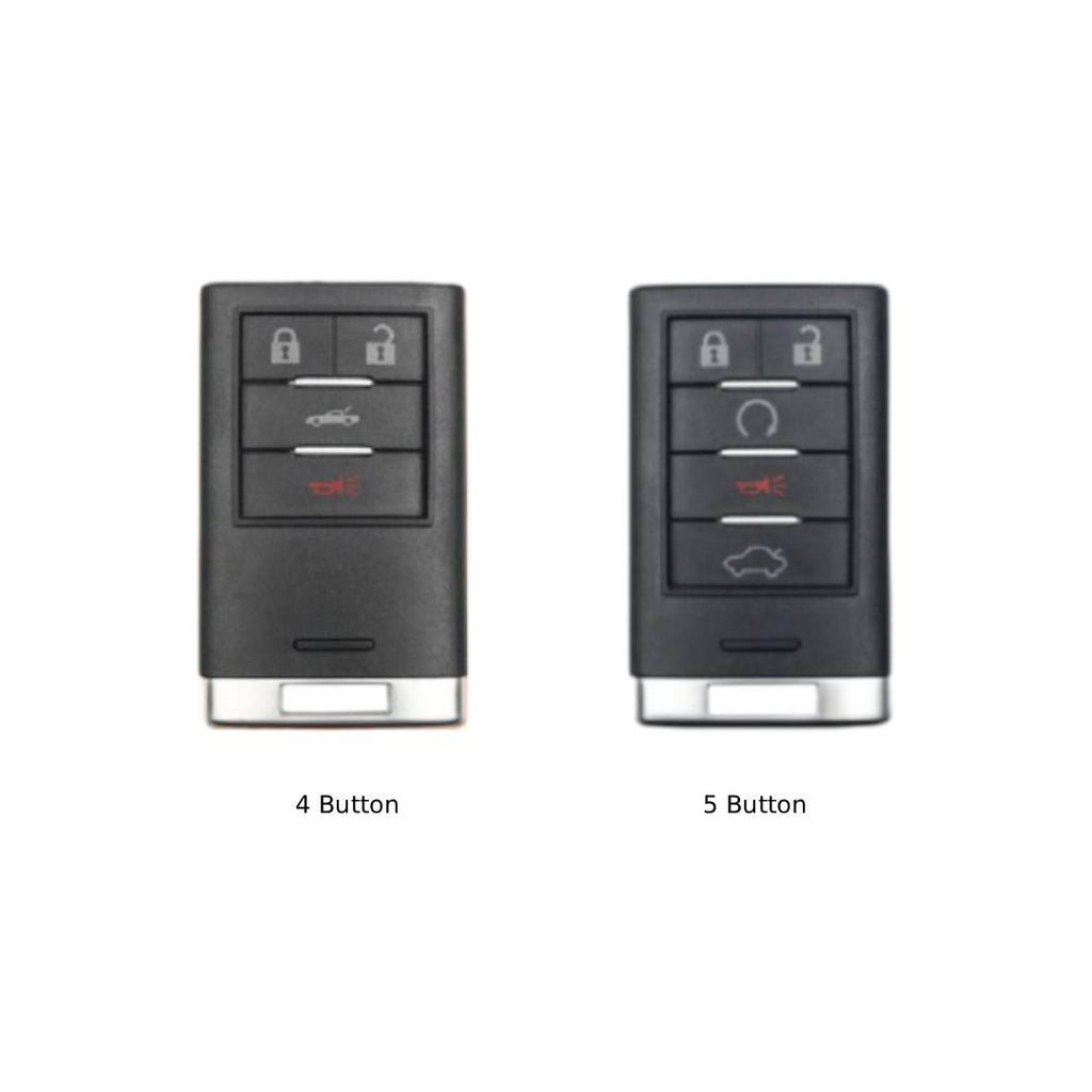 Cadillac Leather Car Key Cover 4,5 Button