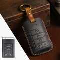 Carsine Cadillac Leather Car Key Cover 4,5 Button Black / 5 Button