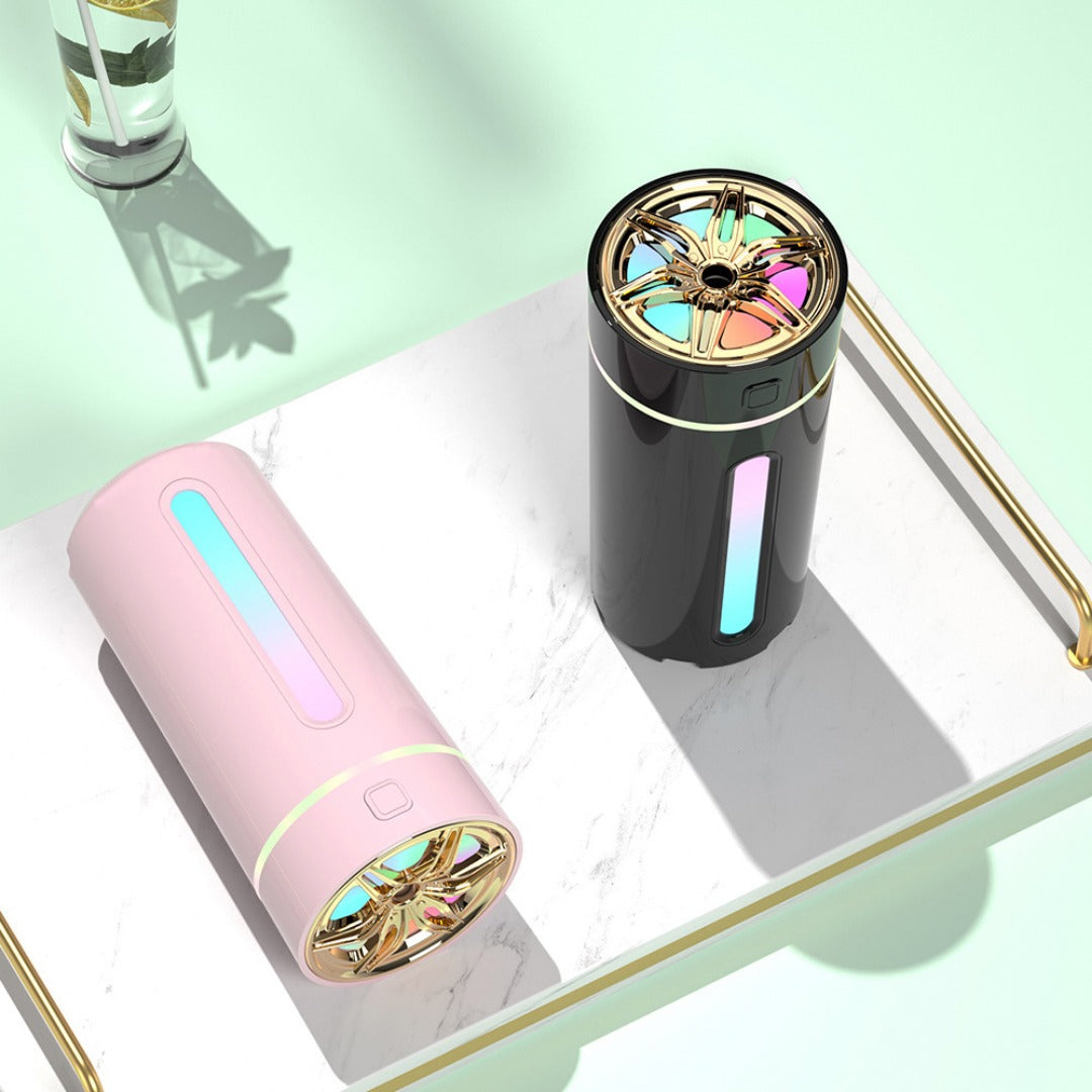 Auto-Luftbefeuchter, Aromatherapie-Diffusor, Atmosphärenlicht