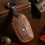 Carsine BMW Leather Car Key Cover 2,3 Button Black / 2 Button