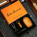 Porsche Key Fob Cover | Genuine Leather, Waterproof Design | Fits All Models