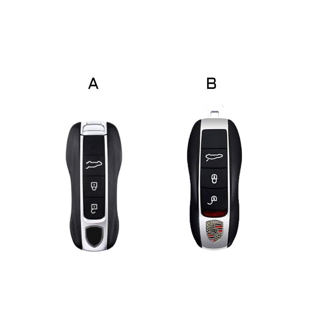 Étui pour clé Porsche | Cuir véritable, conception étanche | Compatible avec tous les modèles