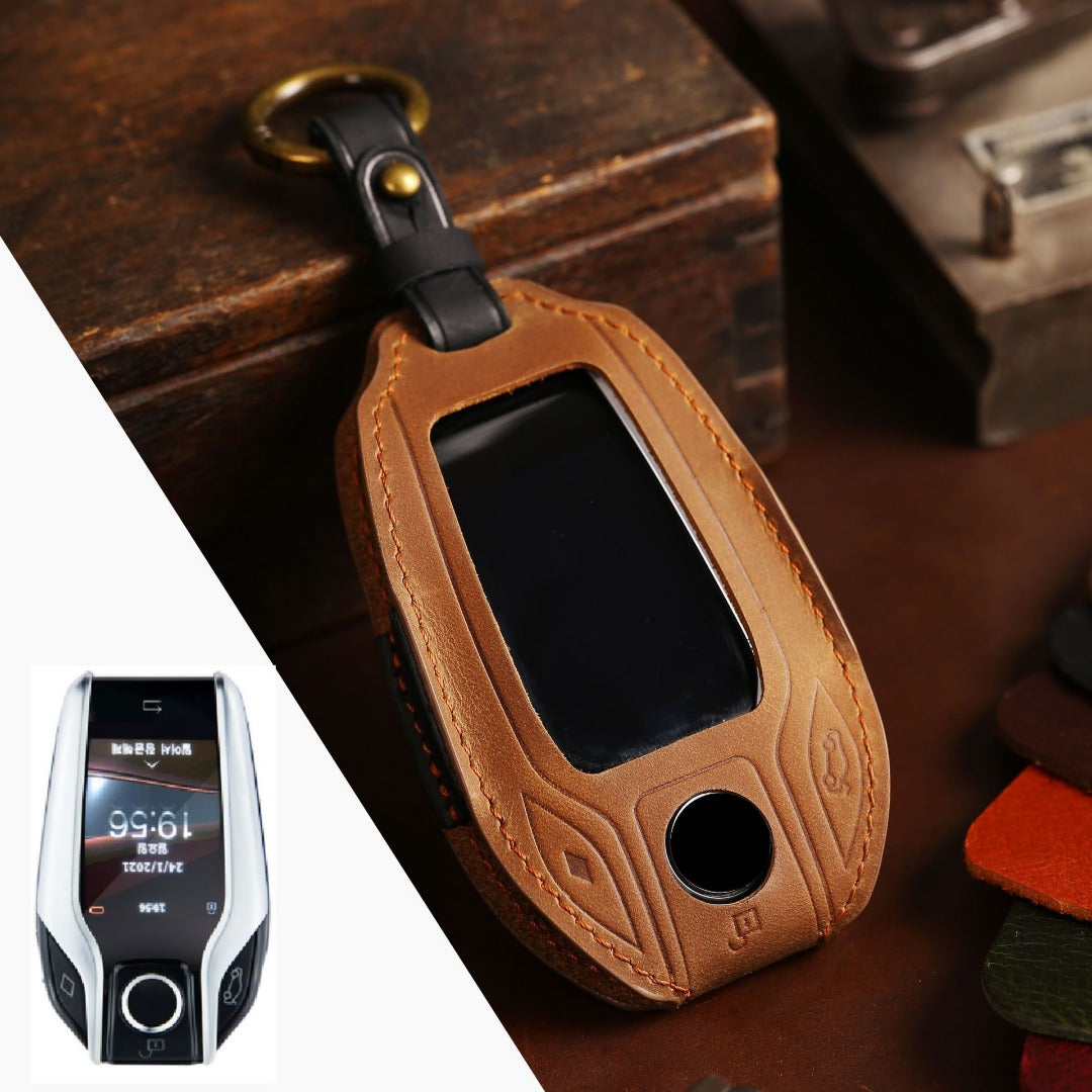 BMW X7 325LI 525 X3 Leder-Autoschlüsselhülle