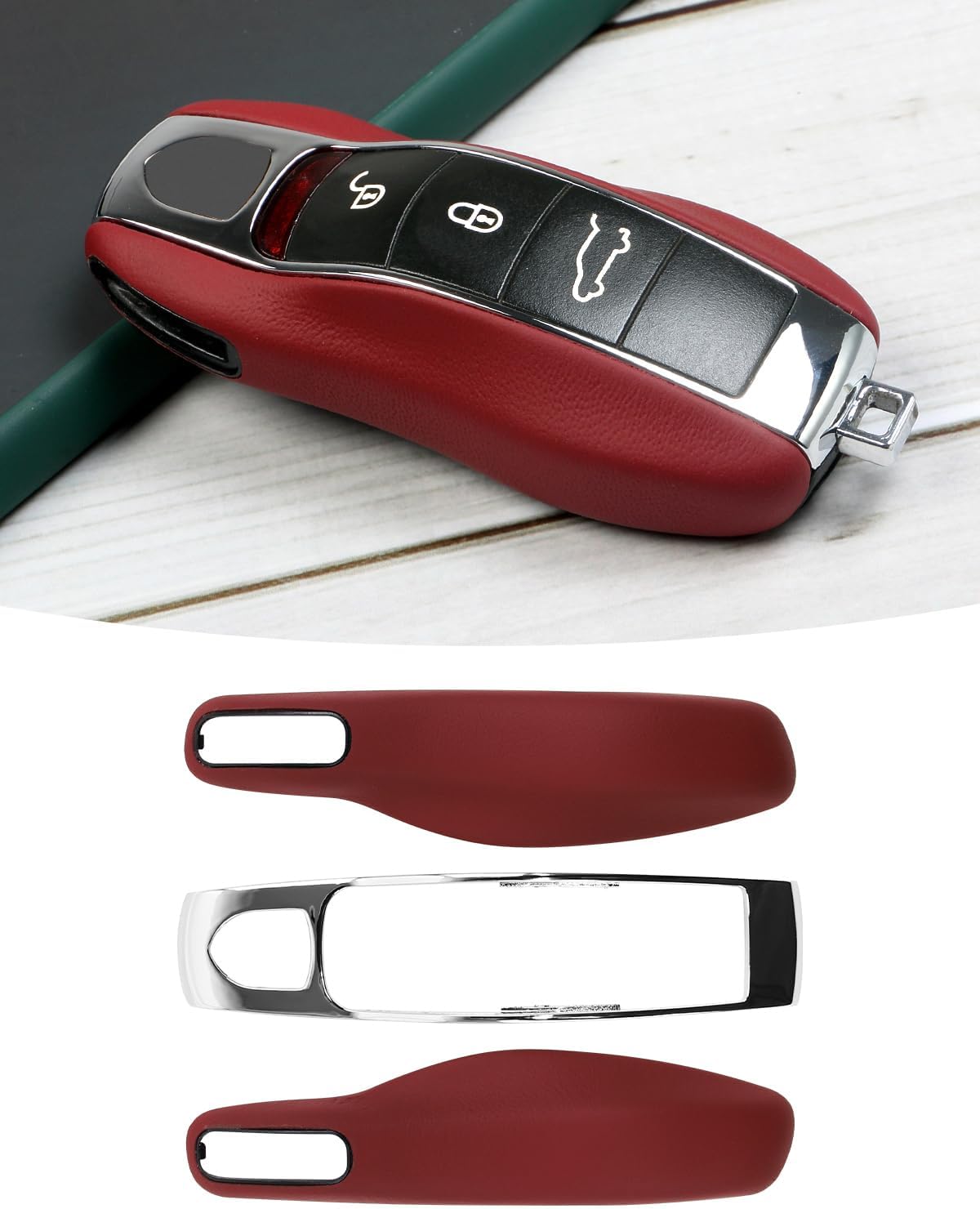 Porsche  Leather Key Fob Cover