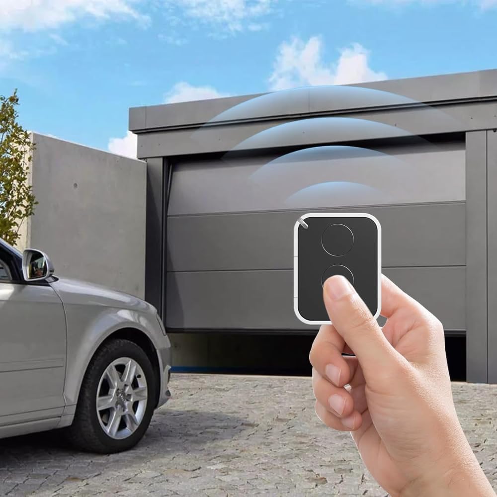 Carsine Garage Door Opener Hand Transmitter, FL02RE Compatible Nice Era ON2 ON4 ON2 ON4E FLO2, 2 Channel, 433.92 MHz 3 PCS