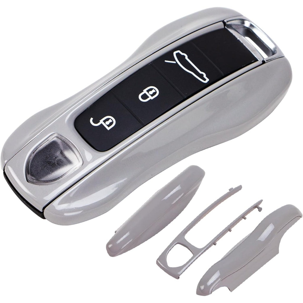 Porsche Key Shell Replacement 3-Piece Painted Key Fob Cover Shell