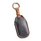 Carsine Maserati Leather Car Key Cover Black