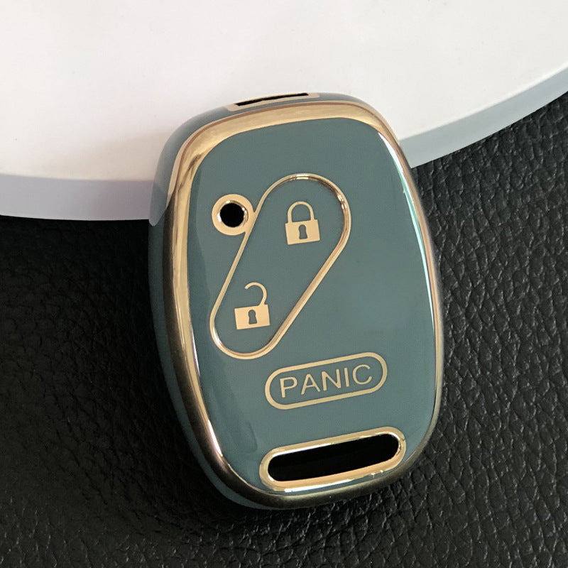 Carsine Honda Acura Car Key Case Golden Edge Grey / Key case