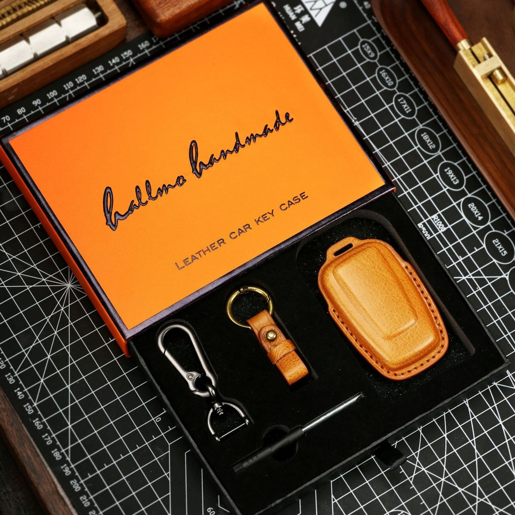 Cadillac Leder-Schlüsselhülle – Premium-Schutzhülle für alle Modelle