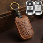 Kia K3 K4 K5 Kx3 kx57 Leather Car Key Cover 3,4 Button