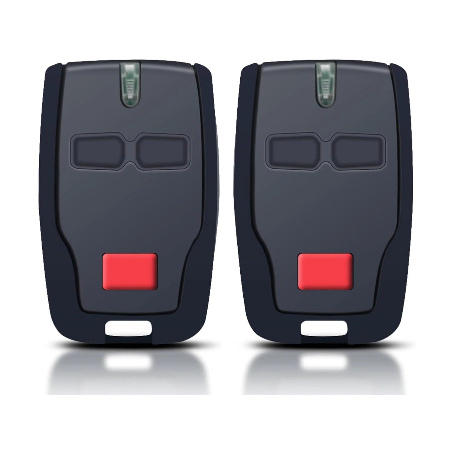 3 PCS BFT Mitto B2 Garage Remote - 433.92MHz 2-Channel Fob for Electric Gates