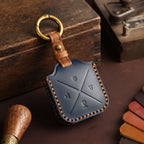 Buick E5 E4 Leder-Autoschlüsselhülle mit 4 Tasten