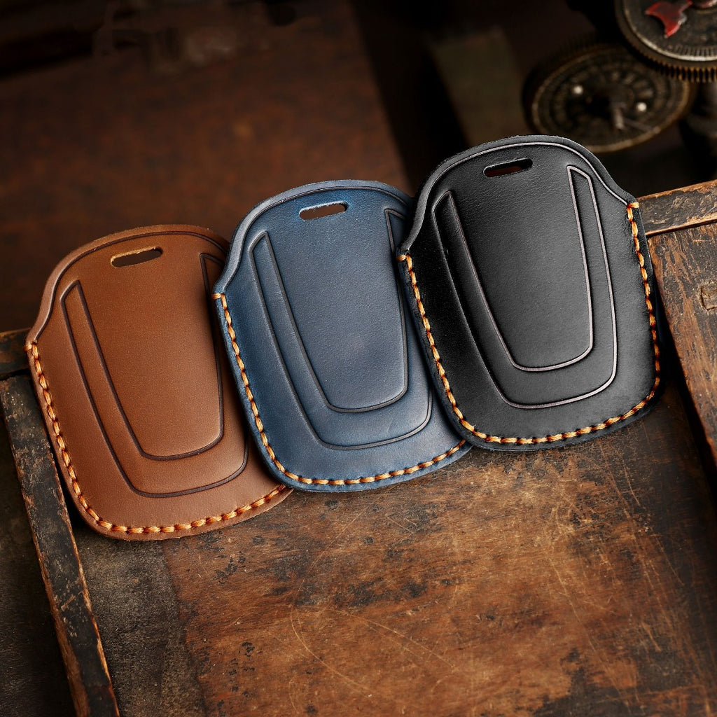 Carsine BMW I3 I8 Leather Car Key Cover Black