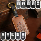 Honda CRV Lingpai XRV Civic Odyssey Elysion Accord Guandao Fit Leather Car Key Cover 2,3,4,5,6 Button