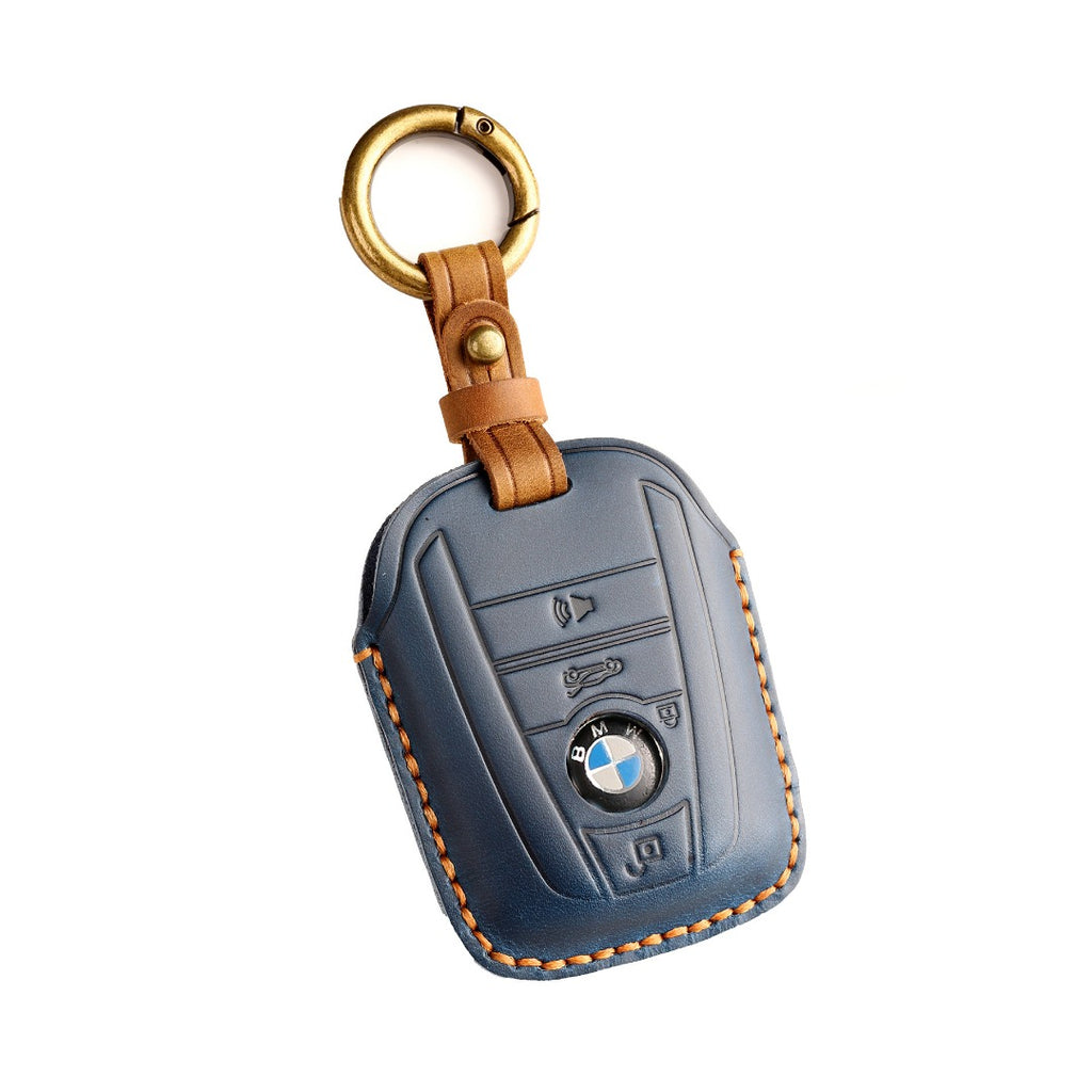Carsine BMW I3 I8 Leather Car Key Cover Black