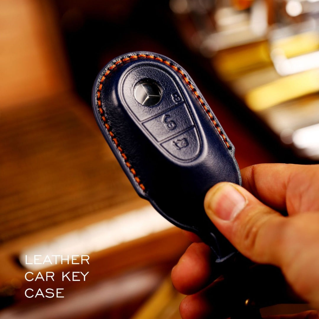 Luxury Mercedes-Benz/Maybach Leather Key Cover | Premium Protection for All Models