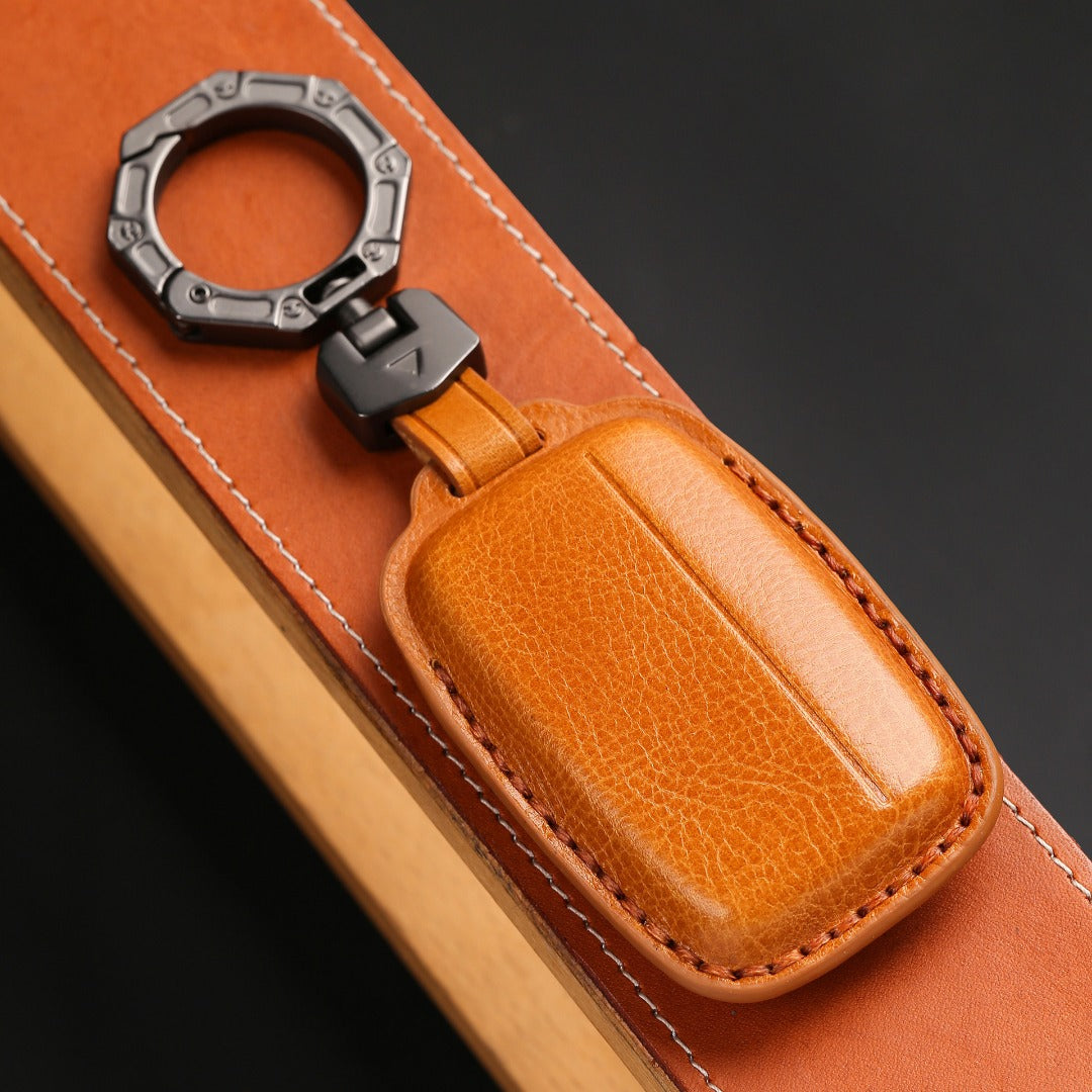 Land Rover/Jaguar Leather Key Cover | Handmade Full-Grain | Precision Fit 2010-2025 Models