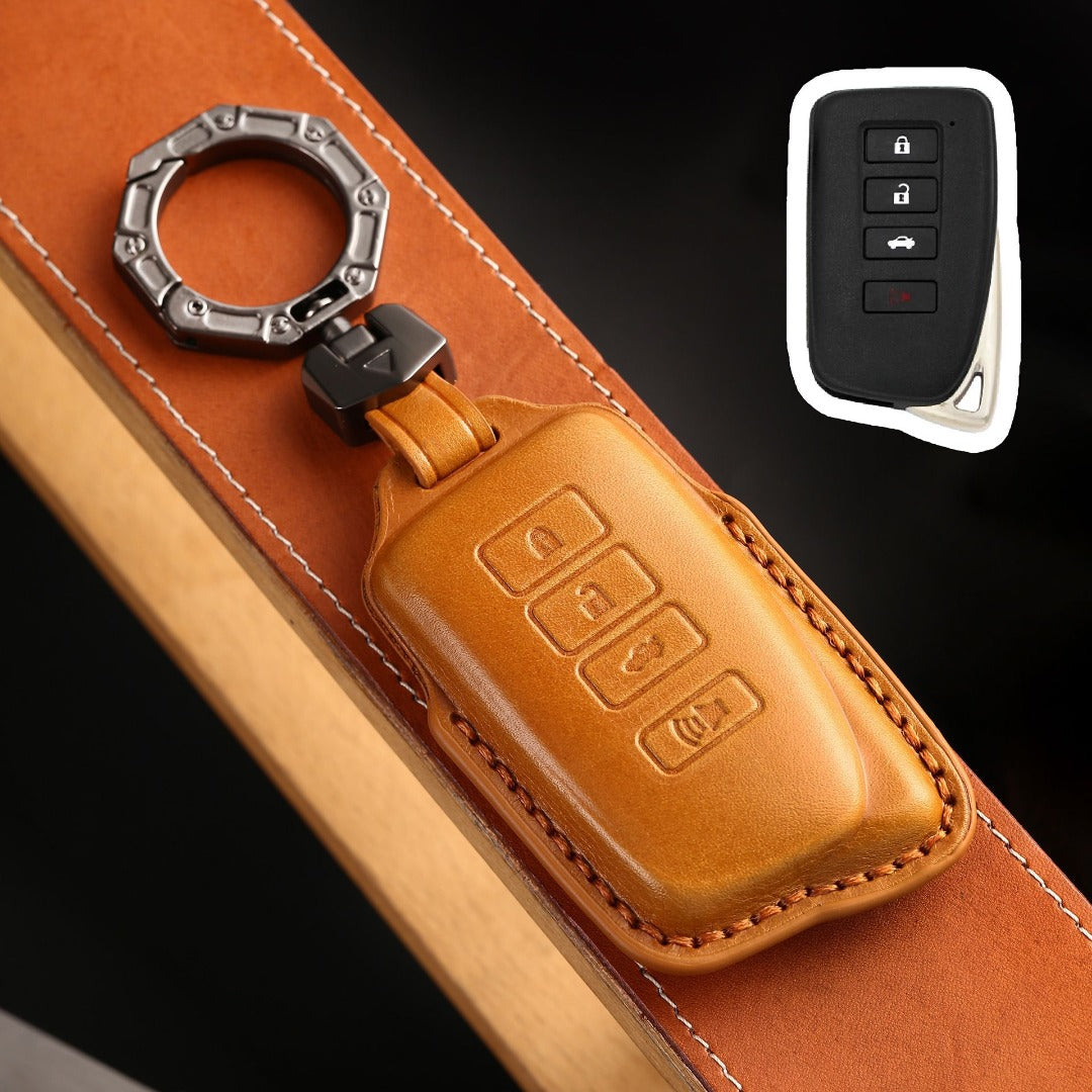 Luxury Lexus Key Fob Case - Handmade Genuine Leather Protector Cover |Fits All Models